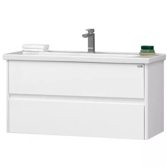 Тумба с раковиной Orka Duden 100 см, White