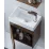 Dulap cu lavoar Orka Duden 45 cm, Odeon Red Walnut