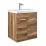 Dulap cu lavoar Orka Enez 55 cm, Tesbih Walnut
