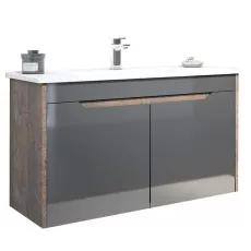 Dulap cu lavoar Orka Lago 100 cm, Antracite Dulap cu lavoar Orka Lago 100 cm, Antracite