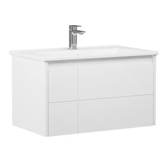 Dulap cu lavoar Orka New Likya 100 cm, White matt
