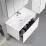 Тумба с раковиной Orka New Likya 80 см, White