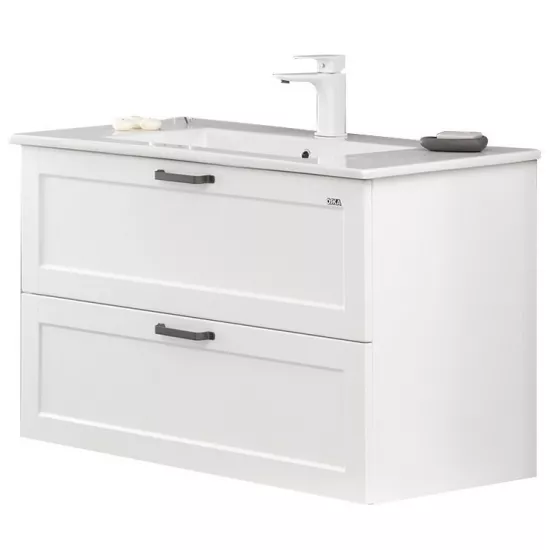 Dulap cu lavoar Orka New Su 100 cm, White