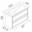 Dulap cu lavoar Orka New Su 100 cm, White