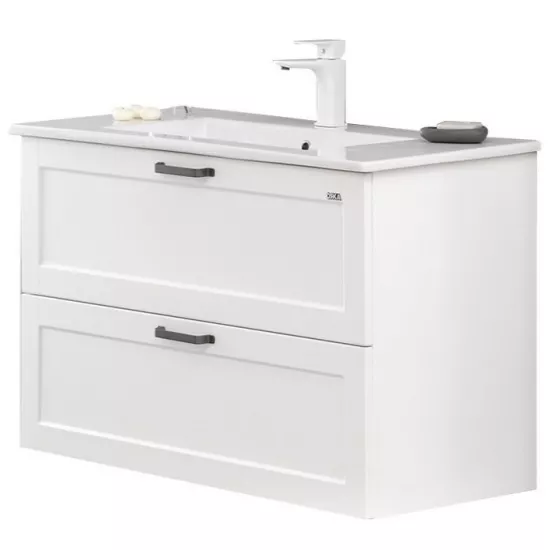Тумба с раковиной Orka New Su 80 см, White