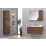 Oglindă pentru baie Orka Duden 100 cm Odeon Red Walnut