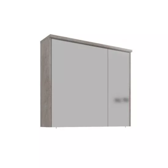 Oglindă baie Orka Luna 80 (80 cm), Grey