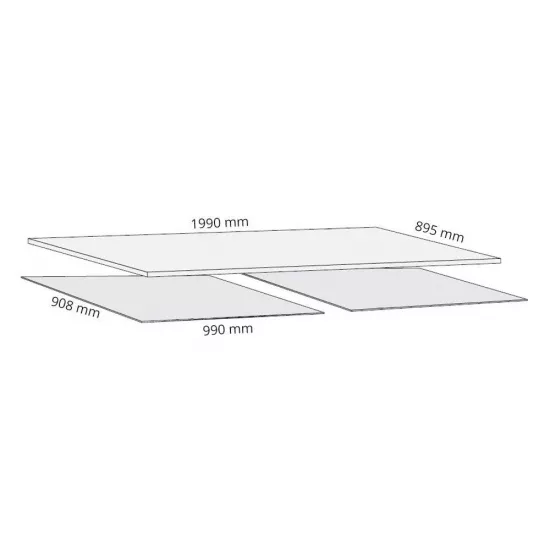 Fund de pat Ambianta Kosmo Star 90 x 200 cm