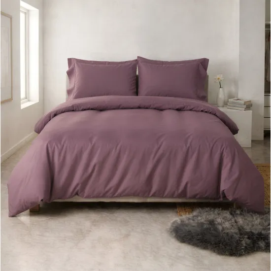 Lenjerie de pat Relaxe Home Soft Dreams Dark Powder (2 persoane EURO/Bumbac)
