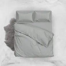 Lenjerie de pat Relaxe Home Soft Dreams Grey (2 persoane EURO/Ranfors)