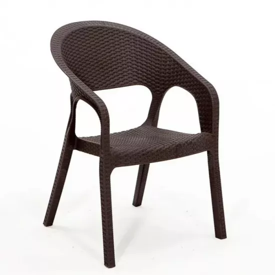 Scaun Moda Life Rattan, Brown