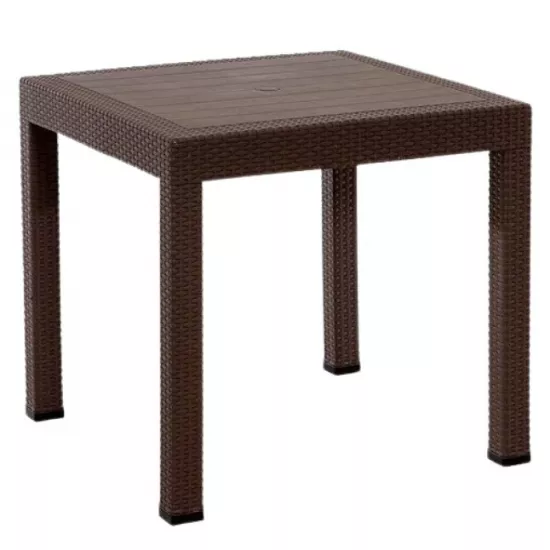 Стол садовый Modalife Rattan без стекла, Brown