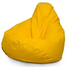 Fotoliu tip sac Because Original Bean Bag, Yellow
