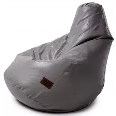 Fotoliu tip sac Because Original Bean Bag, Silver
