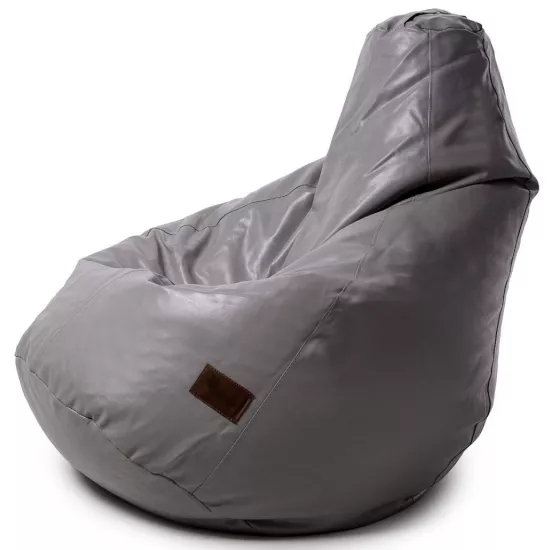 Fotoliu tip sac Because Original Bean Bag, Silver