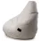 Fotoliu tip sac Because Original Bean Bag, White