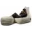 Кресло мешок Because Soft Bean Bag and Pouf, White