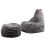 Кресло мешок Because Soft Bean Bag and Pouf, Dark