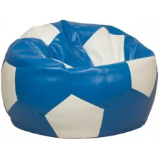 Fotoliu tip sac Because Ball, Blue/White