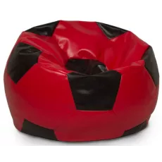 Fotoliu tip sac Because Ball, Red/Black