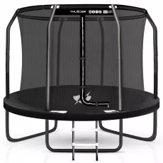 Trambulină Thunder Elite 8FT, 244 cm, plasă interioară, Black