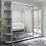 Dulap glisant Arta Mobilei Armadio S2520 AM08, 252x230x60 cm,, Gri