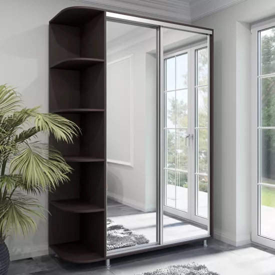 Dulap glisant Arta Mobilei Armadio W1510 AM13, 151x230x60 cm,, Wenge