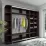 Dulap glisant Arta Mobilei Armadio W2520 AM16, 252x230x60 cm,, Wenge