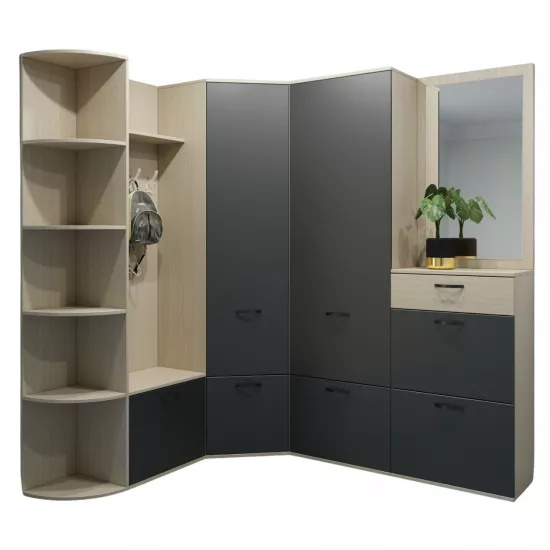 Antreu Arta Mobilei Ferara 1.2.3.4.5 AM17 (162 cm), Sonoma/Grafit