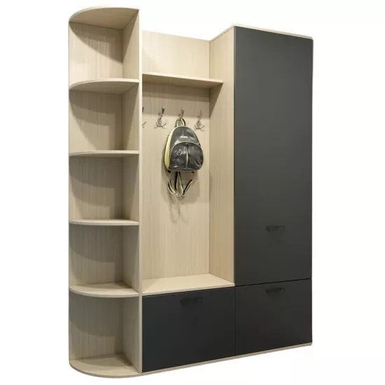 Прихожая Arta Mobilei Ferara 1.2.4 AM19 (152 см), Sonoma/Grafit