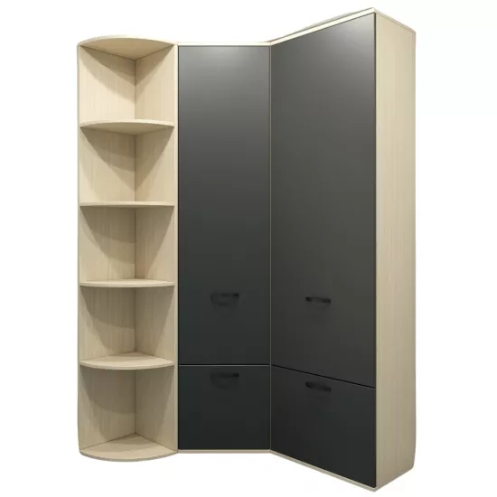 Прихожая Arta Mobilei Ferara 1.3.4 AM21 (130x102 см), Sonoma/Grafit