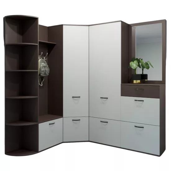 Antreu Arta Mobilei 1.2.3.4.5 AM32 (162x190 cm), Wenghe/White