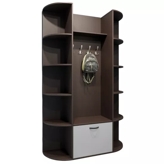 Прихожая Arta Mobilei 1.2.1 AM33 (124 см), Wenghe/White