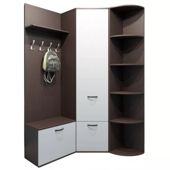 Antreu Arta Mobilei 2.3.1 AM38 (130x102 cm), Wenghe/White