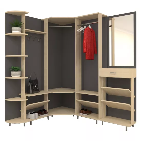 Antreu Arta Mobilei Open 1.2.3.4.5 AM47 (162x190 cm), Sonoma/Grafit