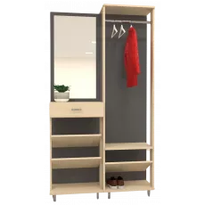 Прихожая Arta Mobilei Open 5.4 AM60 (120 см), Sonoma/Grafit
