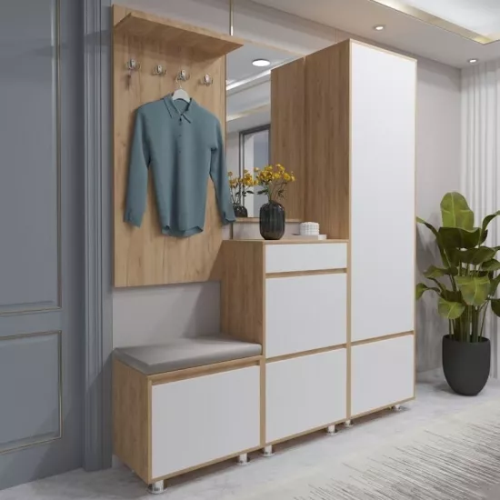 Antreu Arta Mobilei Krafti 2.5.4 AM76 (180 cm), Sonoma/White