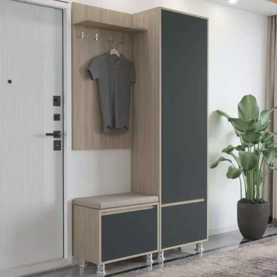 Прихожая Arta Mobilei Urban 2.4 AM87 (120 см), Sonoma/Grafit