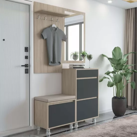 Прихожая Arta Mobilei Urban 2.5 AM88 (120 см), Sonoma/Grafit