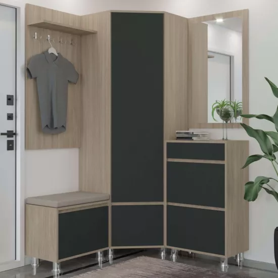 Antreu Arta Mobilei Urban 5.3.2 AM90 (130x130 cm), Sonoma/Grafit