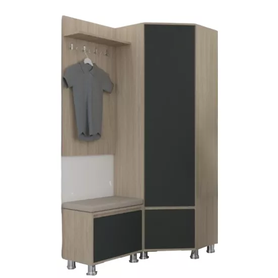 Прихожая Arta Mobilei Urban 2.3 AM91 (130x70 см), Sonoma/Grafit