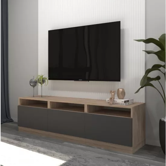 Living Arta Mobilei G16 AM127 (180 cm), Sonoma/Gray