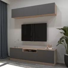 Living Arta Mobilei G18 AM129 (180 cm), Sonoma/Gray Living Arta Mobilei G18 AM129 (180 cm), Sonoma/Gray