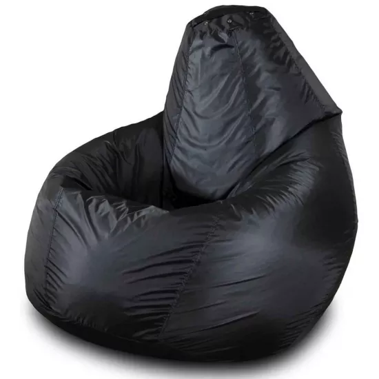 Fotoliu tip sac BeanBag Oxford 300D L BM6052, Negru