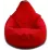 Fotoliu tip sac BeanBag Oxford 600D L BM5919, Rosu