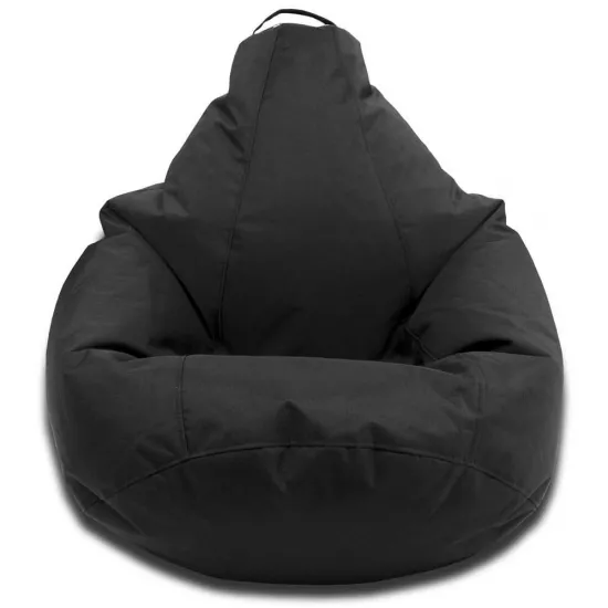Fotoliu tip sac BeanBag Oxford 600D L BM5926, Negru