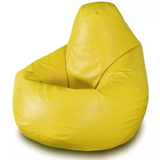Fotoliu tip sac BeanBag Max XL BM0571, galben
