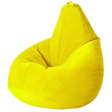 Fotoliu tip sac BeanBag Standart L BM0486, galben Fotoliu tip sac BeanBag Standart L BM0486, galben