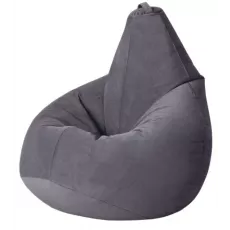 Fotoliu tip sac BeanBag Standart L BM5835, Gri inchis Fotoliu tip sac BeanBag Standart L BM5835, Gri inchis