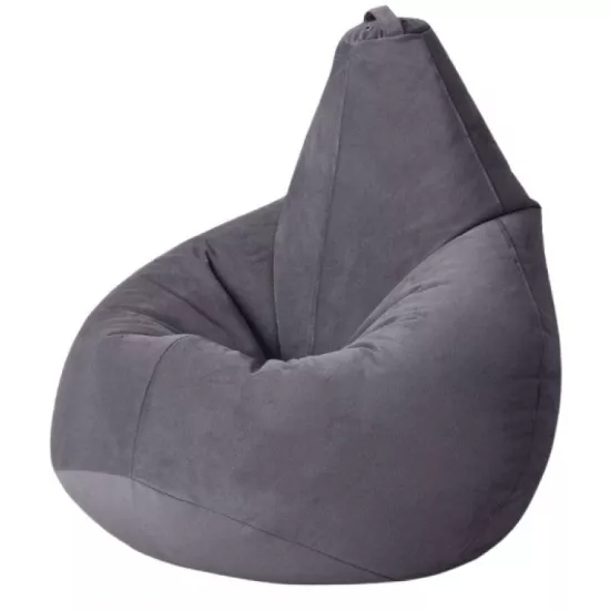 Fotoliu tip sac BeanBag Standart XXL BM6071, Gri inchis